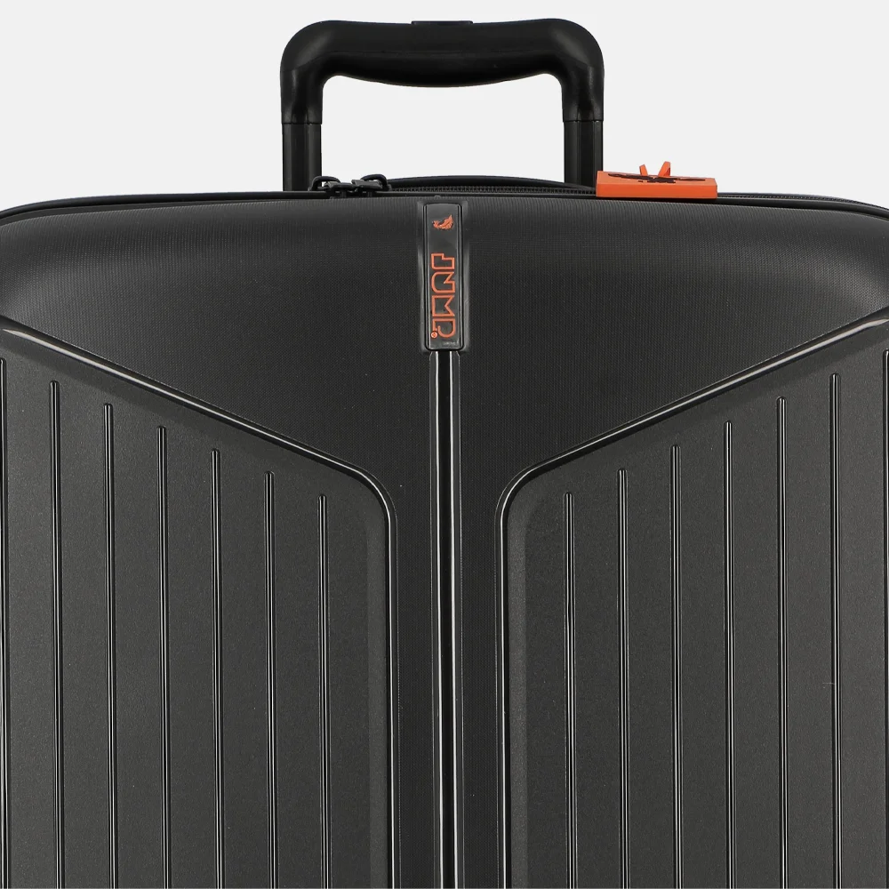 Jump Evae handbagage koffer 55 cm expendable anthracite | 021030-Zwart
